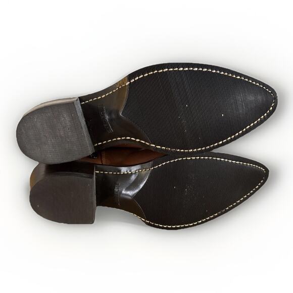 Biltrite Women’s Size 7 Cowboy Ankle Boots Brown - Picture 8 of 8